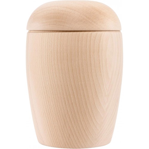 Exclusive Cremation Ashes Urn – The Mind – Natural Beech – Inner Purity and Grace